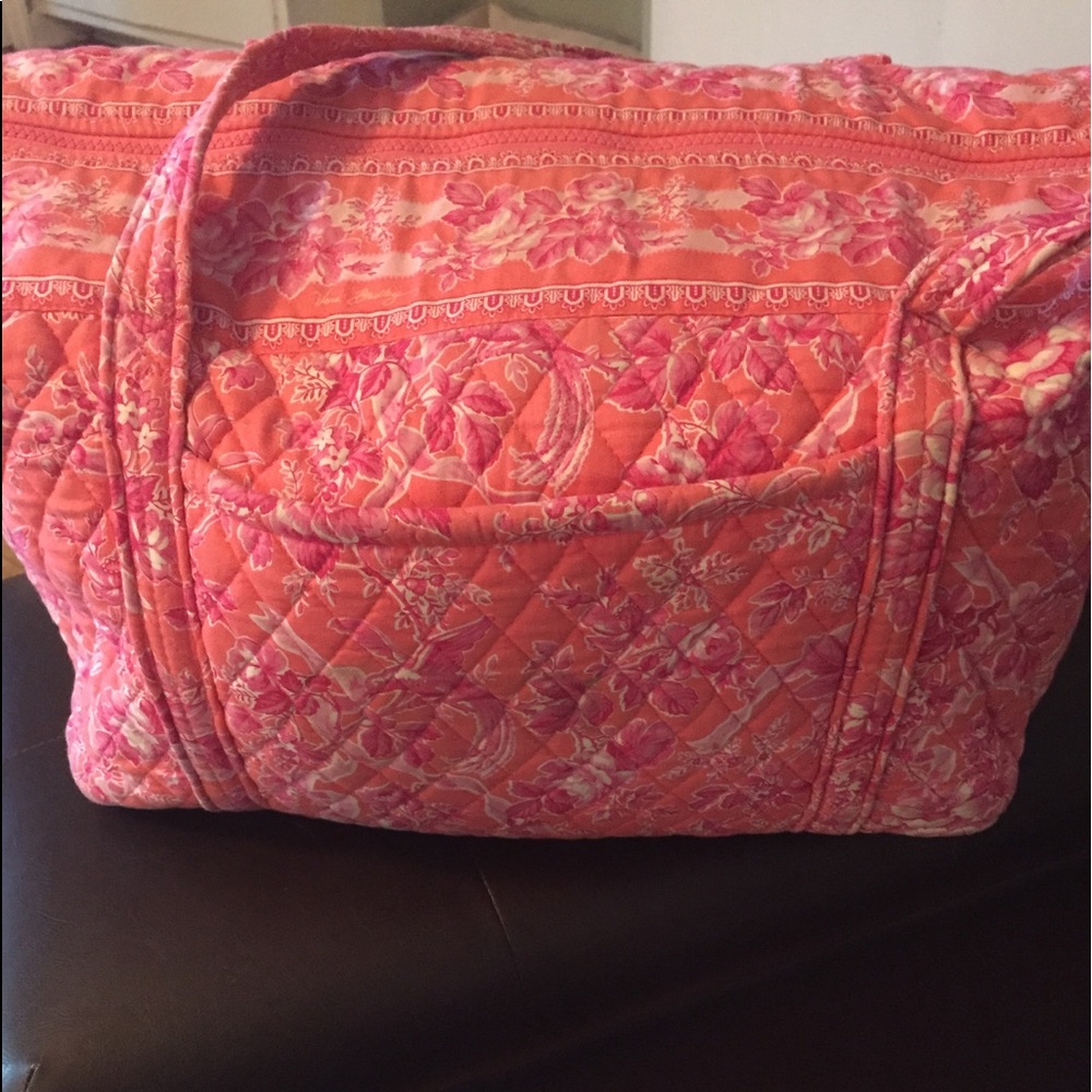 Vera Bradley Hope Toile Retired overnight bag